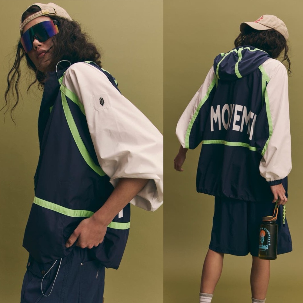 Free People Like The Wind Logo Jacket ❤️ NWOT Size M - Picture 10 of 11